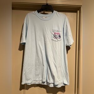 Comfort Colors Light Blue Graphic Pocket T-Shirt